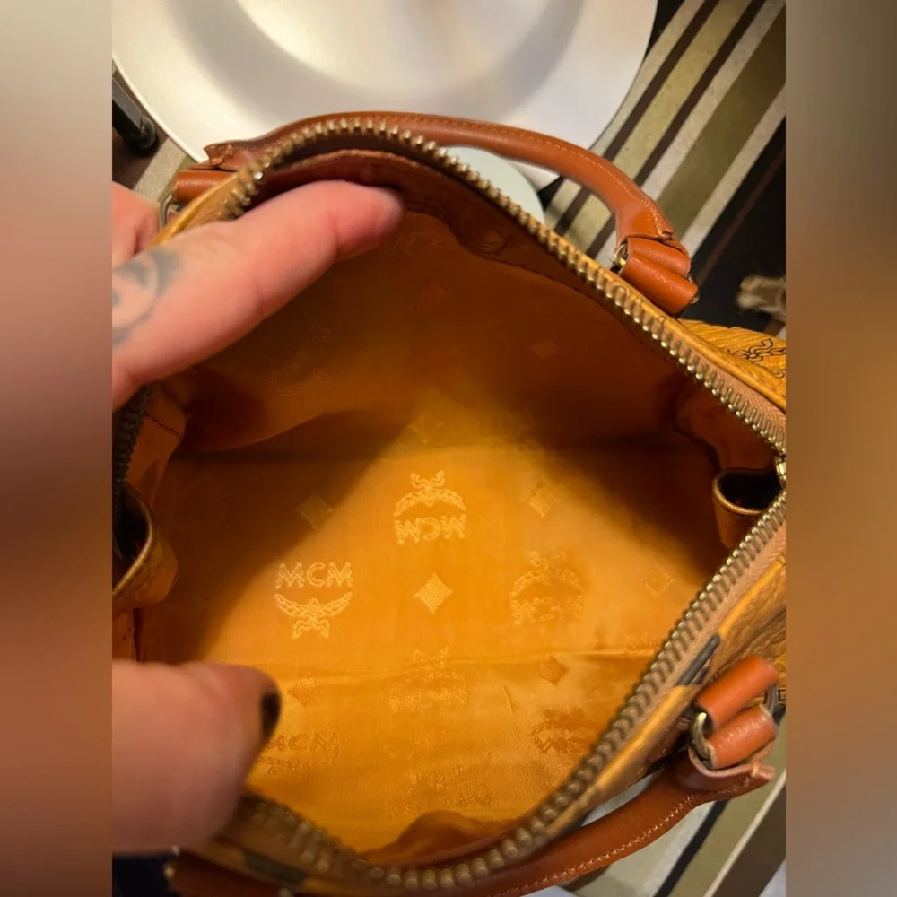 MCM Brown Leather Mini / Nano Handbag